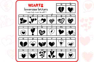 Heart Doodles - Dingbats Font