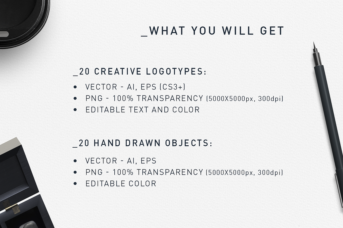 Double Exposure. 20 Creative Logos, a Branding & Logo Template by Cosmic Store (Photo 2 of 11)