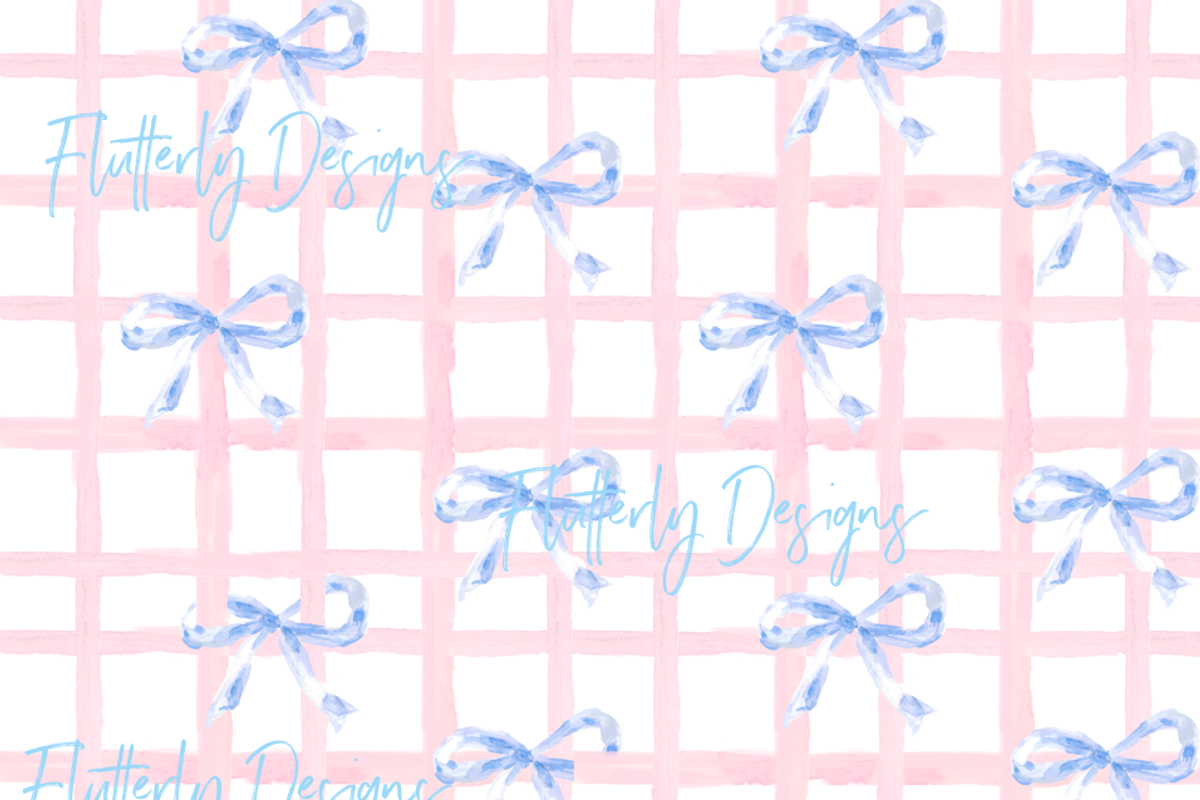Grandmillenial bow pattern seamless, a Pattern Graphic by Grandmillennial Lane