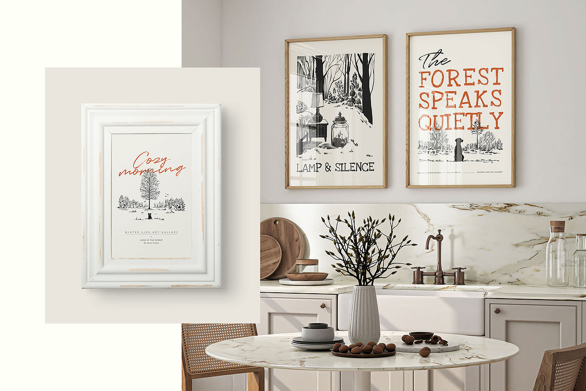 Winter Forest | Poster Builder, an Object Graphic by KetteCreate (Photo 6 of 15)