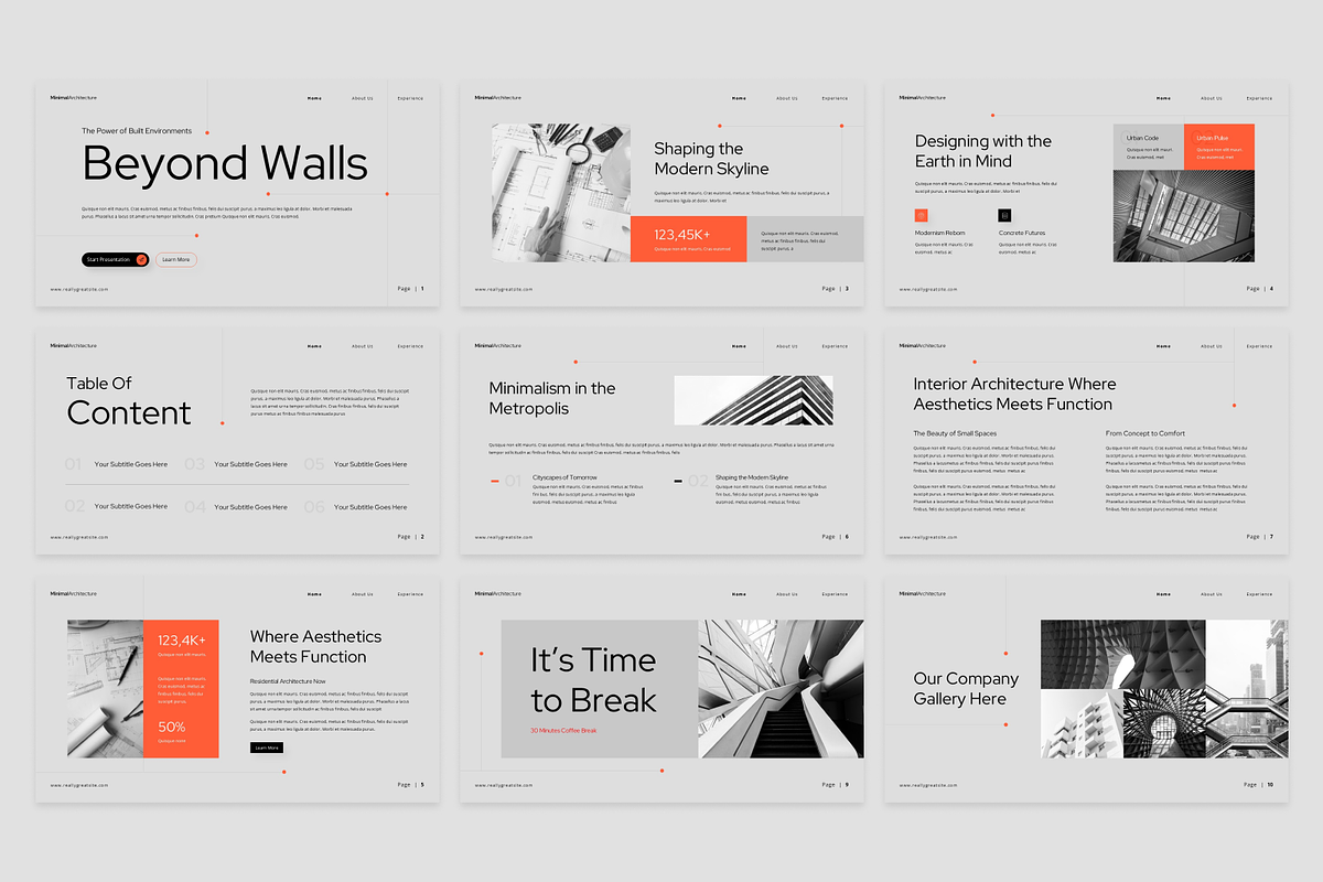 Minimal Architecture Presentation, a Presentation Template by Annora Studio (Photo 4 of 7)
