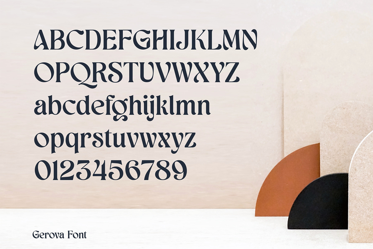 Gerova Font, a Serif Font by Asenbayu (Photo 11 of 15)