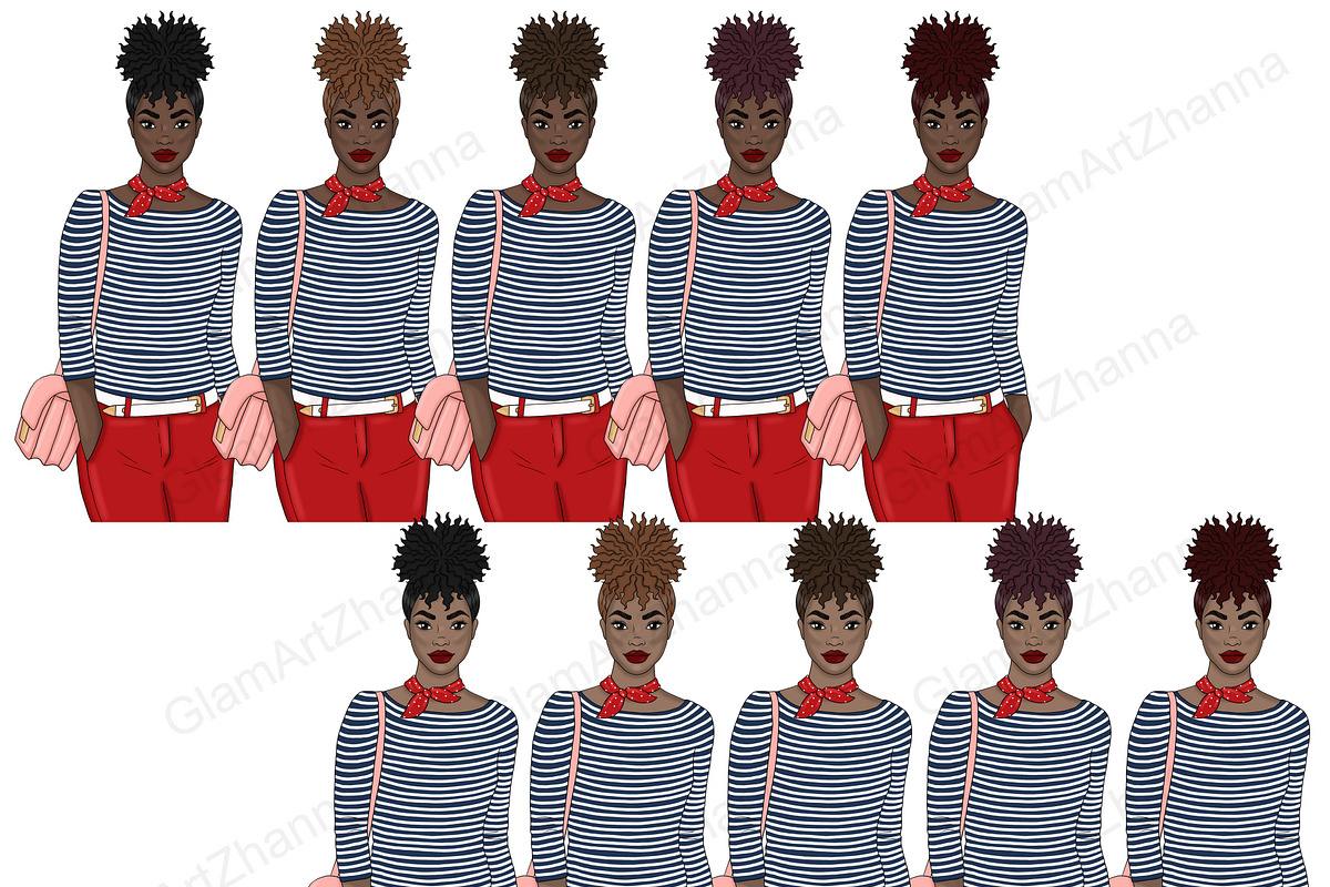 Nautical Clipart, a Person Illustration by GlamArtZhanna (Photo 5 of 7)