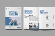 Company Profile Template, a Brochure Template by Work-Envance (Thumbnail 2 of 7)