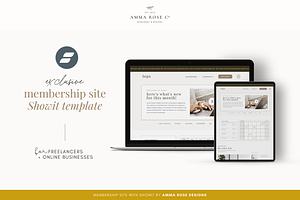 Showit Membership Website Template