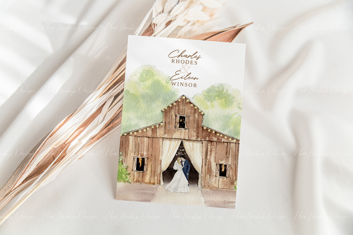 Wedding 5x7 Neutral Card Mockup, a Product Mockup by ILoveMockupDesign (Photo 3 of 10)
