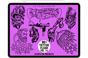 Tattoo Flash Vol. 14 - Stamp Set, a Brush Add-On by LA Studio Sthlm (Thumbnail 1 of 6)