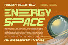 Energy Space Futuristic Display Sans