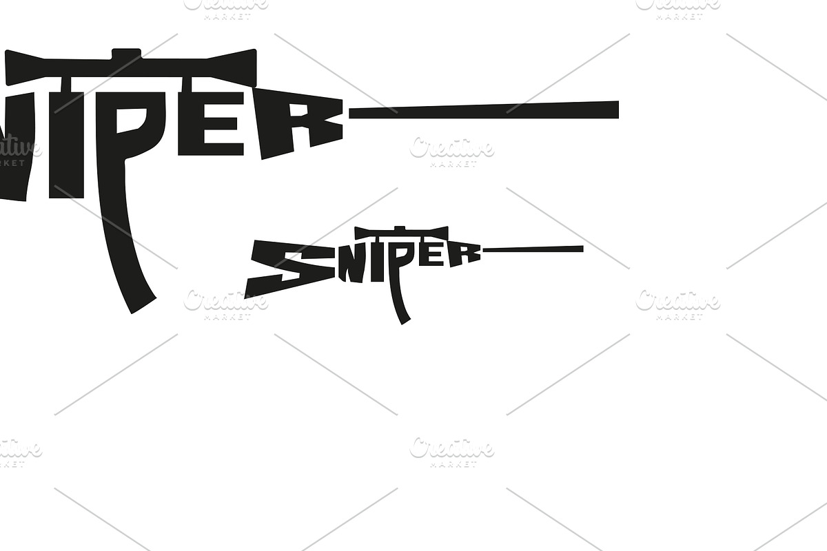Sniper Vector Logo Design, a Templates & Theme by Design4u_786 (Photo 1 of 8)