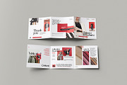 Square Trifold Brochure Mockup, a Books & Magazine Mockup by hokagata (Thumbnail 4 of 5)
