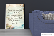 Spiritual Positive Quote Print Wall, a Poster Template by MagicLove Creations (Thumbnail 3 of 10)