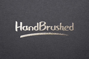 HandBrushed Font