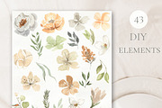 Vanilla summer. Watercolor flowers, a Decorative Illustration by Love Watercolor Store (Thumbnail 3 of 6)