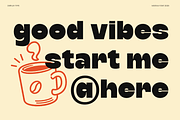 Food Branding Font - Mogva, a Sans Serif Font by Font Liner (Thumbnail 11 of 11)