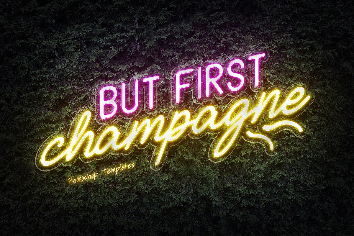 Botanical Neon Garden Text Effect, a Layer Style Add-On by Andrew Skoch Design (Photo 3 of 7)