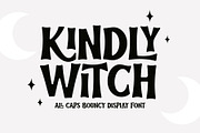 Kindly Witch - Bouncy Display Font, a Handwritten Font by Airotype (Thumbnail 1 of 9)