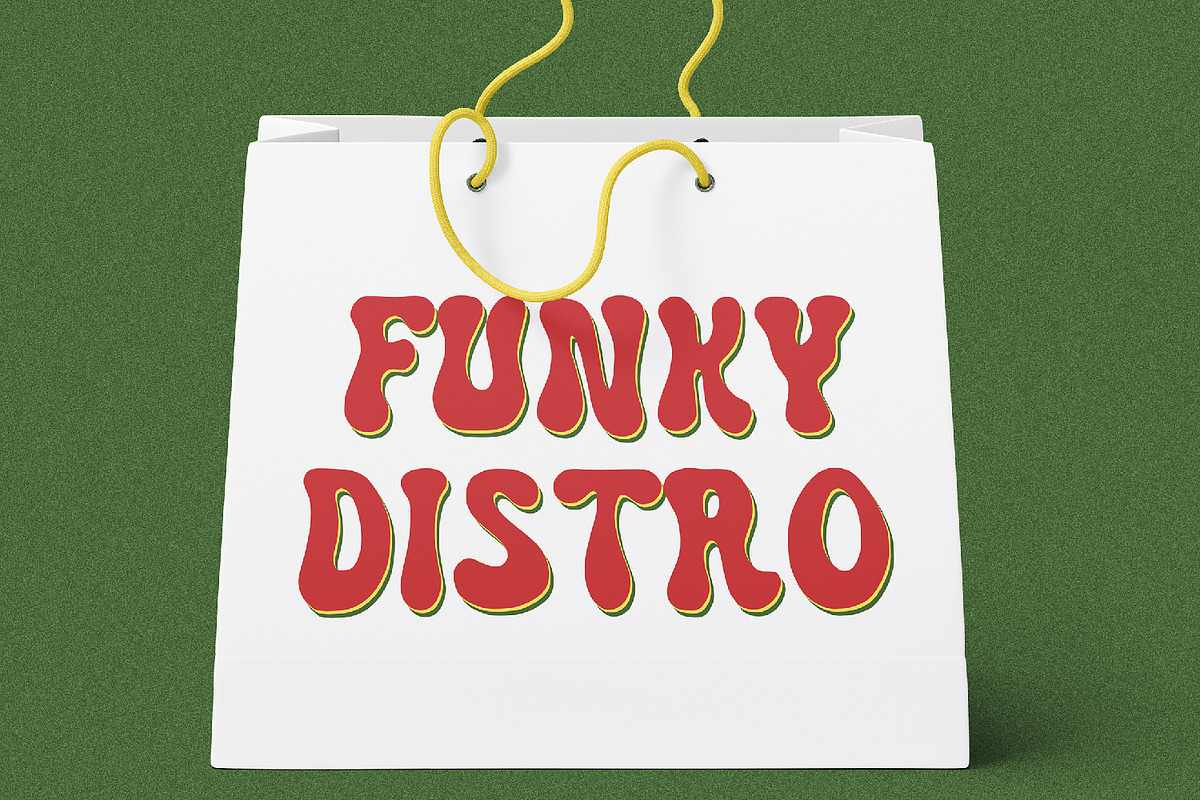 Funky Madness - Retro Font, a Script Font by AQR Studio (Photo 5 of 9)