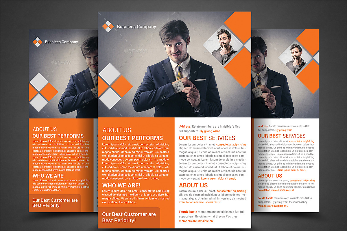 Corporate Flyer Template, a Flyer Template by AfzaalGraphics (Photo 1 of 4)