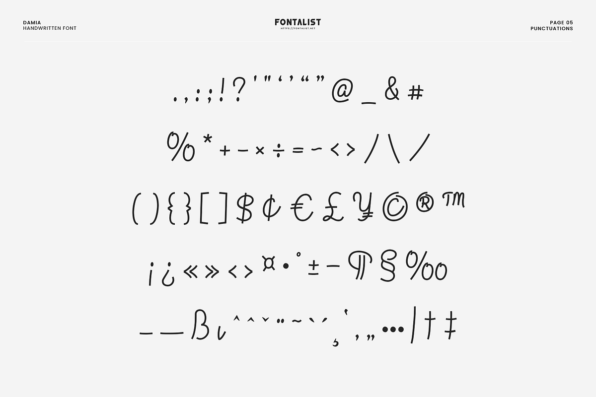 Damia Handwritting Font, a Script Font by AndriyFM (Photo 5 of 6)