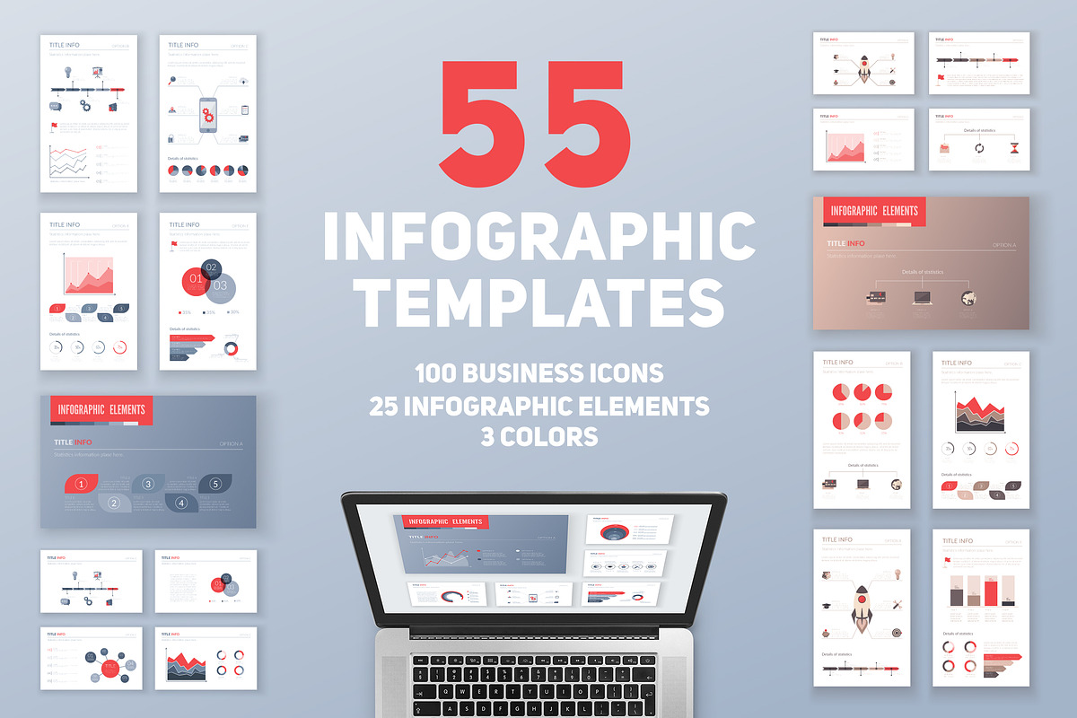 Infographic Presentation Templates, a Presentation Template by Chuhastock (Photo 1 of 13)