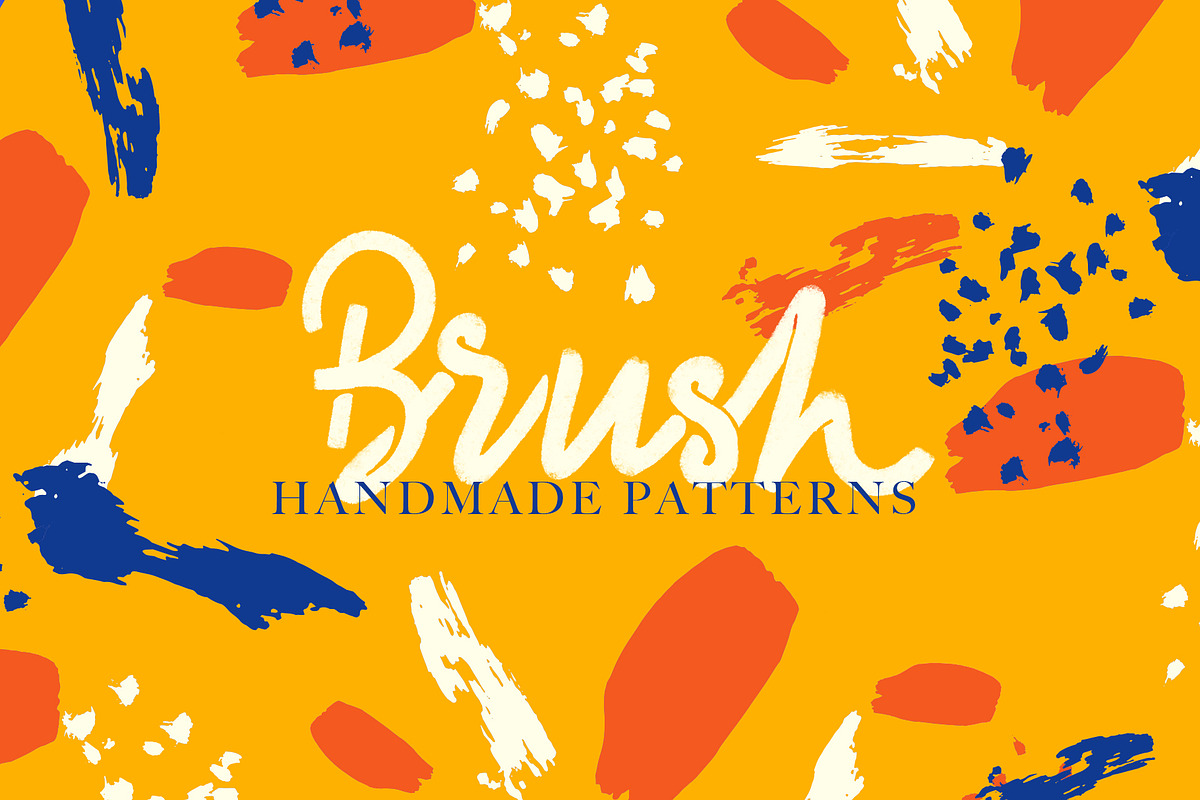 Handmade Seamless Brush Patterns, a Pattern Graphic by Joseph Chernashki (Photo 1 of 8)