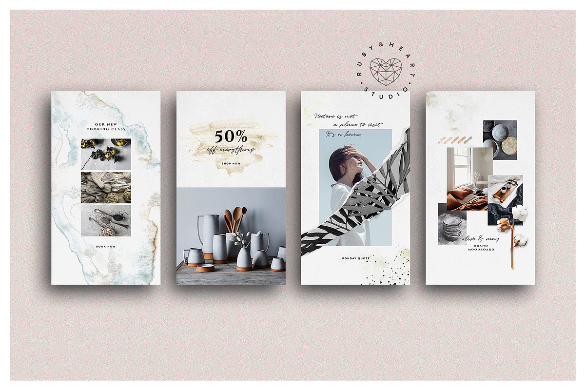 ANIMATED Artistic Instagram Stories, a Social Media Template by Ruby&Heart Studio (Photo 8 of 11)