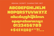 Rekina - Vintage Bold Script, a Script Font by Aksa & Nusa Co. (Thumbnail 7 of 9)