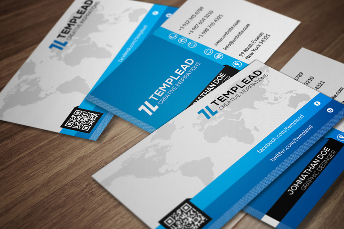 Corporate Business Card CM074, a Business Card Template by annozio (Photo 1 of 4)