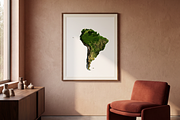 South America Terrain Relief Map, an Object Graphic by Eugene Ga (Thumbnail 2 of 4)