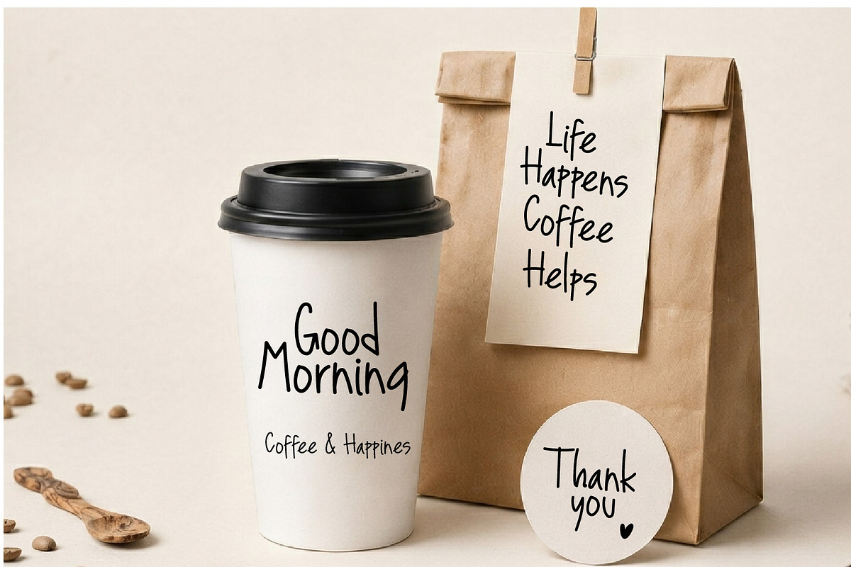 Handscrib – Playful Handwritten Font, a Handwritten Font by Rashdrawn (Photo 2 of 5)