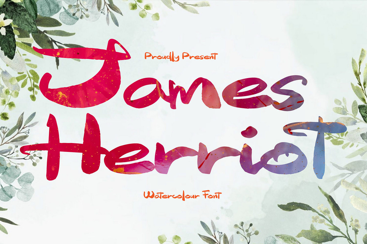 James Herriot Brush Font, a Script Font by 177Studio (Photo 1 of 7)