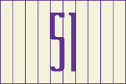 Mr. Snappy Numeral Set, a Serif Font by Port Design Company (Thumbnail 6 of 6)