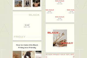 Black Friday Instagram Kit CANVA