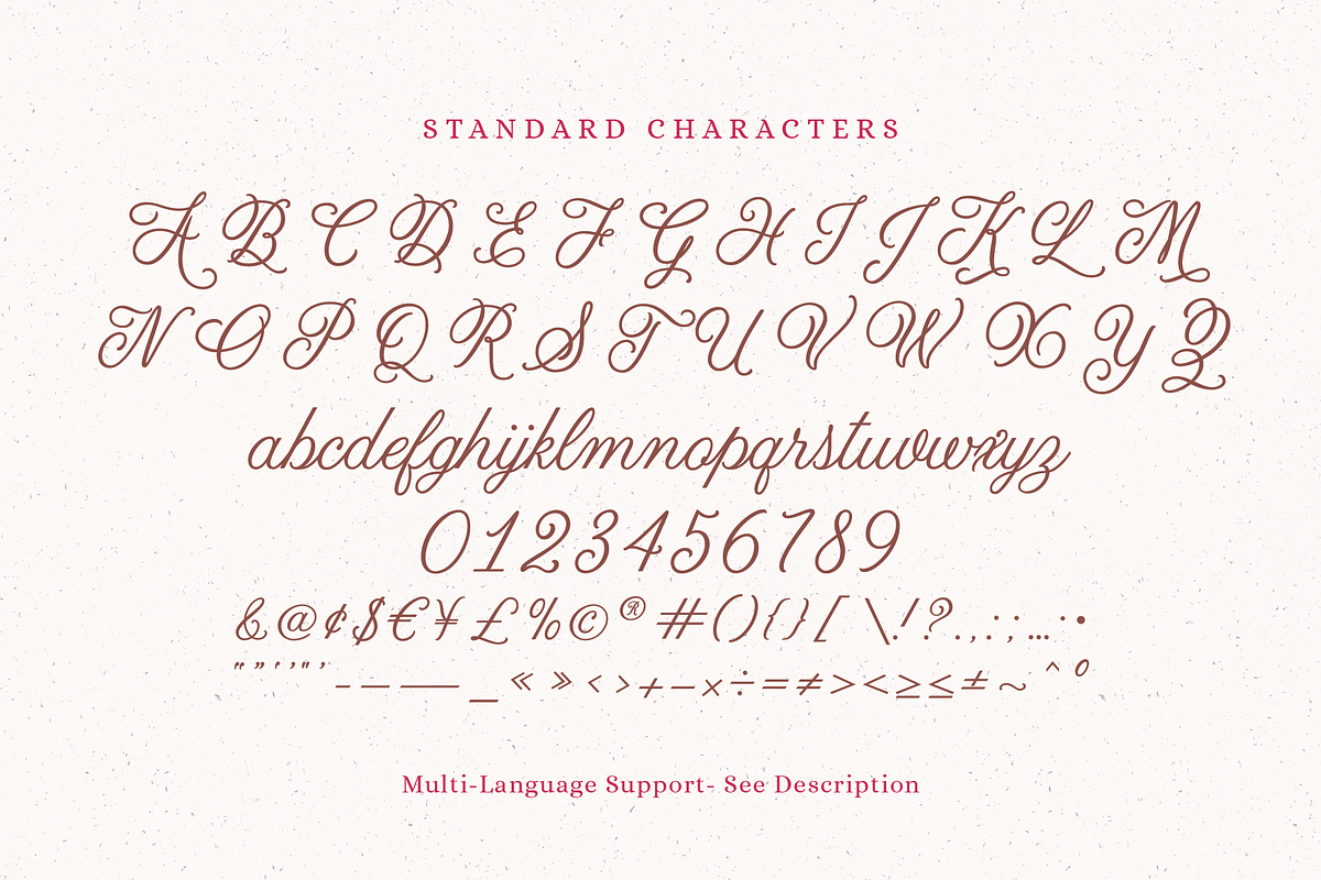 Lockhart- Romantic Script Font, a Script Font by Danielle Eneh (Photo 4 of 11)