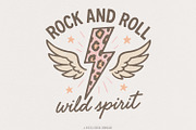 Rock And Roll Wild Spirit PNG, an Illustration by SharpMarketplace (Thumbnail 1 of 9)