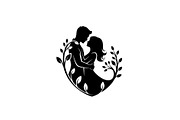 Couple Love in Nature Design, a Graphic by Designer_Momina (Thumbnail 5 of 13)