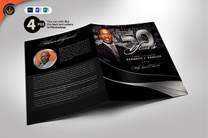 Black and Silver Pastor Anniversary