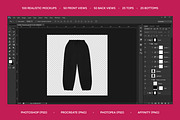 Streetwear Apparel Templates, a Bottom Mockup by AtelierDuVow (Thumbnail 6 of 10)