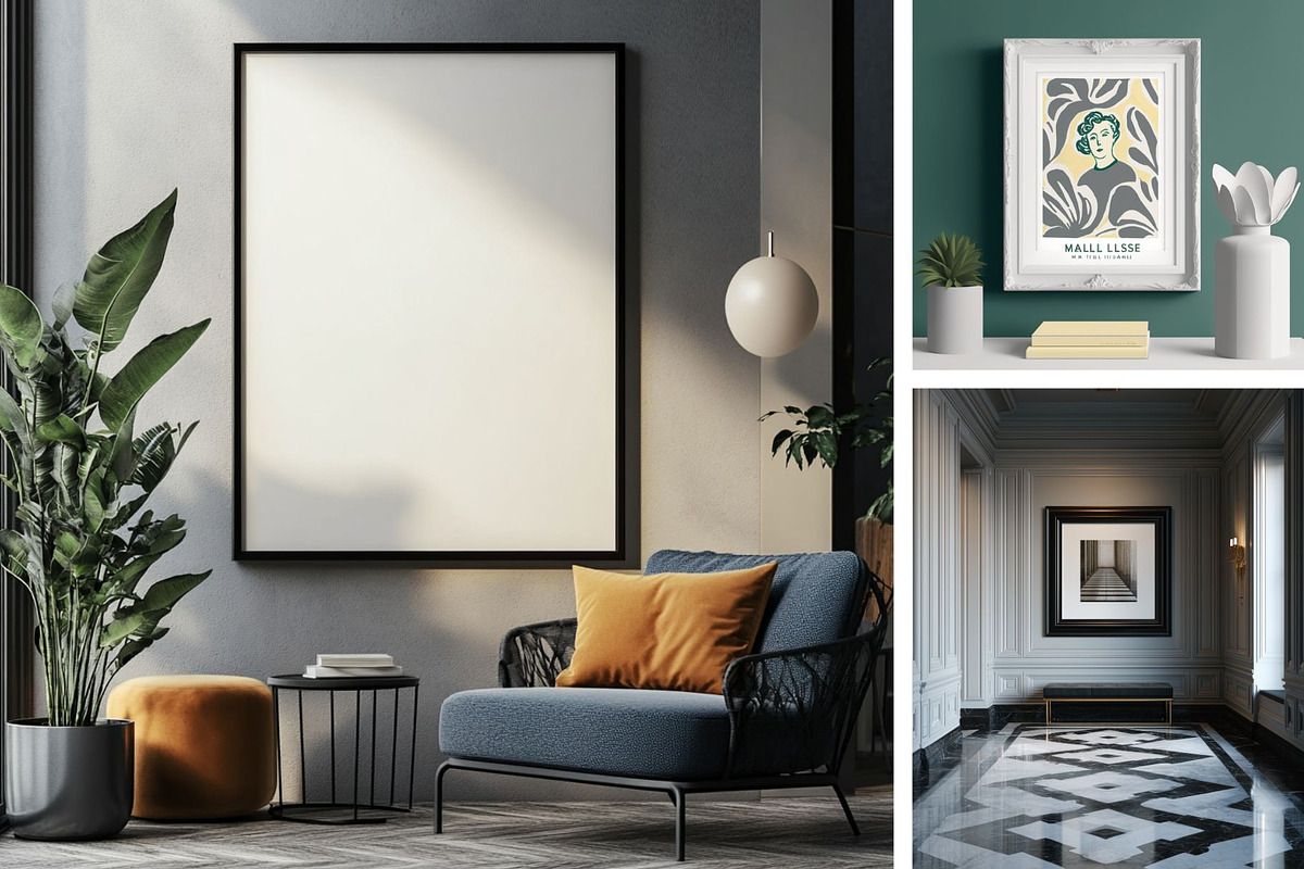 50 Canva Frame Mockups Luxury 4K, a Household Mockup by ARTOZEN DIGITAL (Photo 13 of 15)