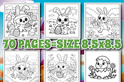 Rabbit Farmer Coloring Pages for Kid, an Animal Illustration by Design Zone (Thumbnail 3 of 5)