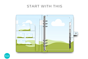 Ring Bound Planner Mockup for Canva, a Books & Magazine Mockup by Mockup Scene (Thumbnail 11 of 22)