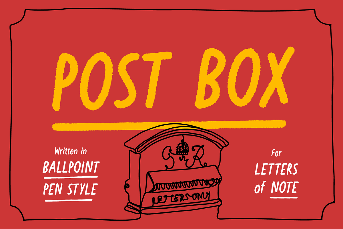 Post Box - Ballpoint Pen Sans