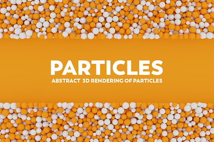 Abstract 3D Rendering Of Particles
