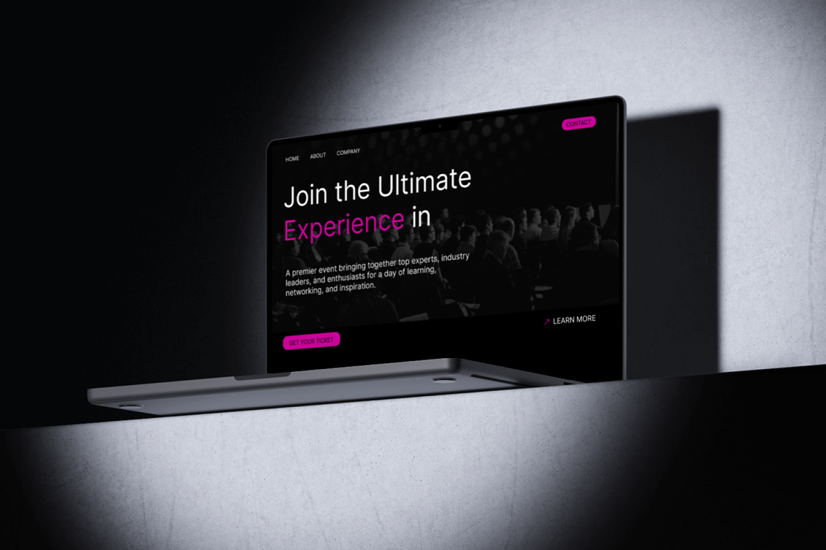 Figma Event Organizer Landing Page, a Landing Page Template by Musara (Photo 5 of 6)