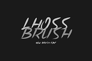 Lhoss Brush - Font, a Handwritten Font by artchiles_design (Thumbnail 4 of 5)