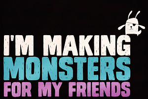 Monstro Family Letters & Monsters