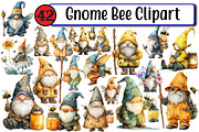 Gnome Bee Clipart, an Illustration by Design Market (Thumbnail 1 of 3)