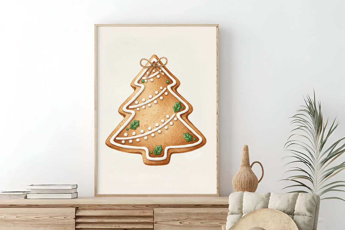 Neutral Rustic Christmas Clipart PNG, an Illustration by SinaCreation (Photo 4 of 5)