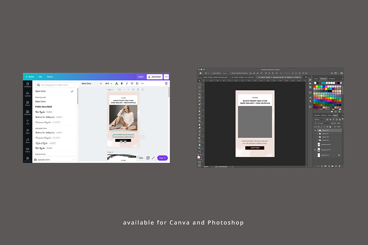 Black Friday Email Template, an Email Template by Edit & Go Templates (Photo 5 of 6)