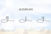 Bright Sunday | Script Font, a Handwritten Font by Scratchones (Thumbnail 8 of 9)